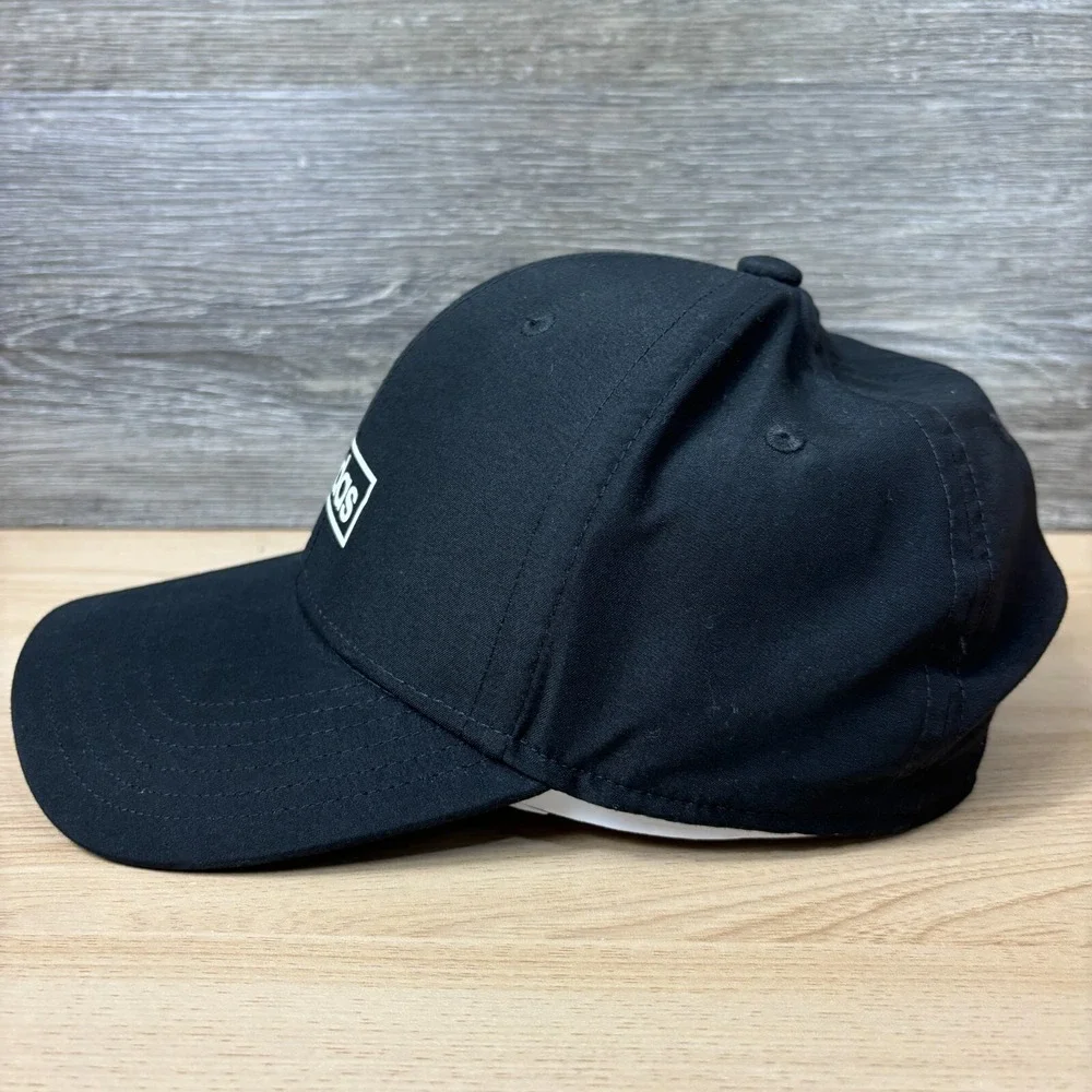 Adidas Hat Cap Strap Back Black Performance Climalite Adjustable‎